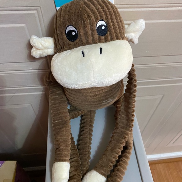 Zippy Paws Monkey With Squeaker 17" - Picture 5 of 6